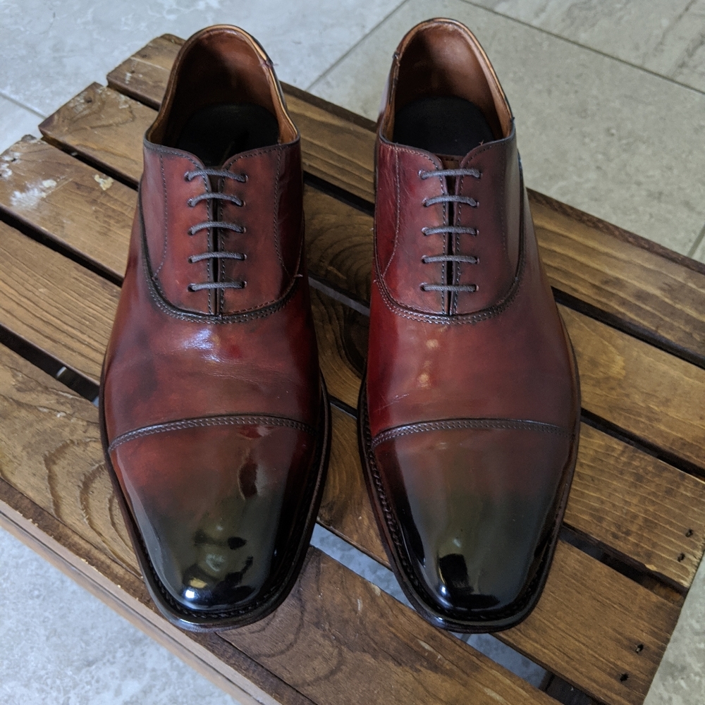 Sold! Allen Edmonds Soho Mahogany CapToe